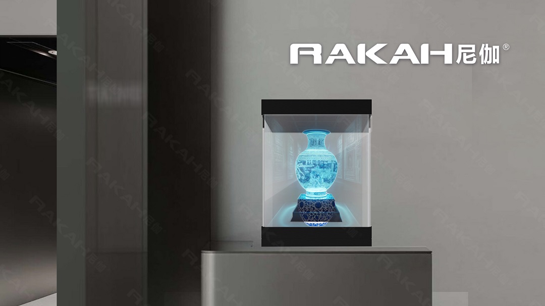 19寸Microled透明展示柜